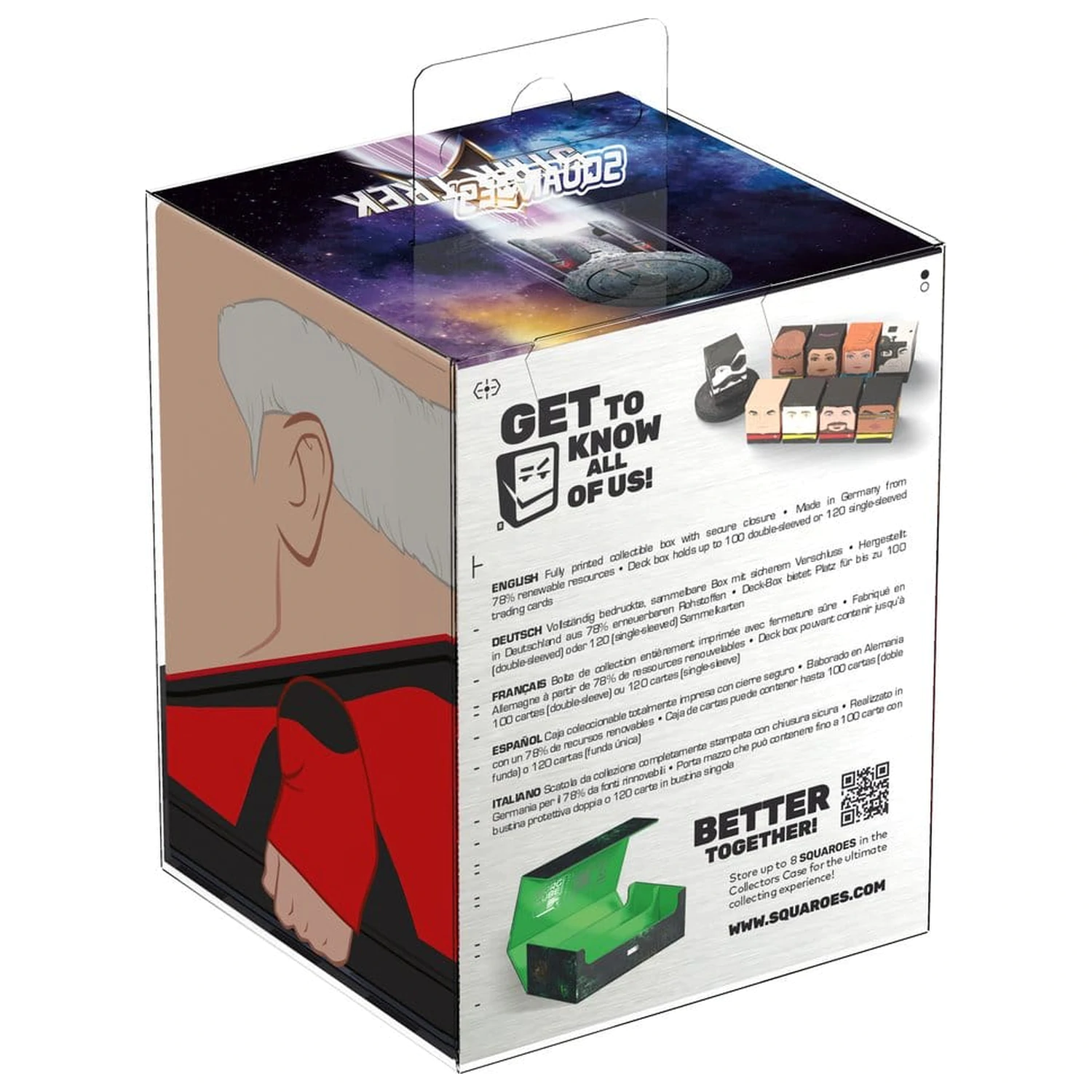 Squaroes Squaroe Star Trek: The Next Generation ST019 - Captain Picard produktová fotografia