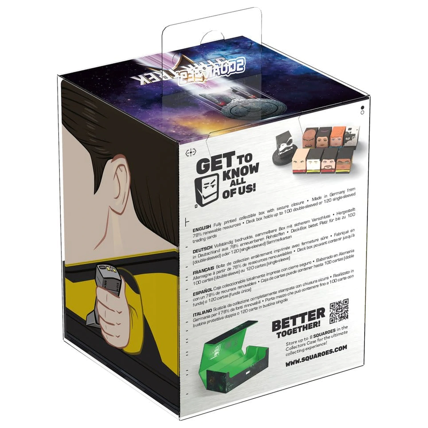 Squaroes Squaroe Star Trek: The Next Generation ST020 - Data produktová fotografia