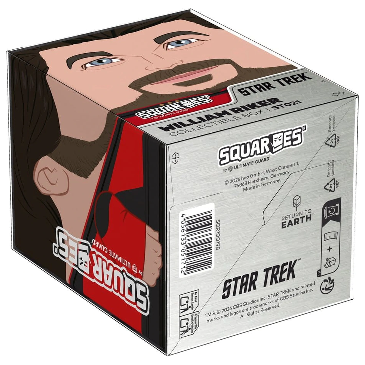 Squaroes Squaroe Star Trek: The Next Generation ST021 - William Riker produktová fotografia
