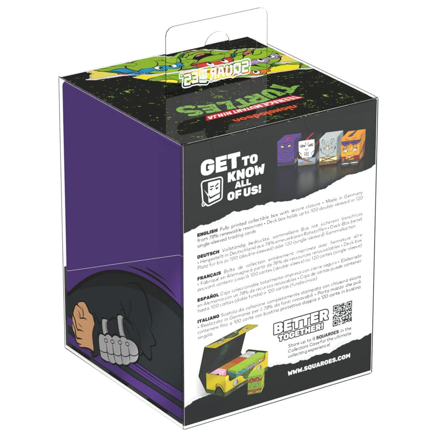 Squaroes - Squaroe Teenage Mutant Ninja Turtles™ NT013 - FootClan produktová fotografia