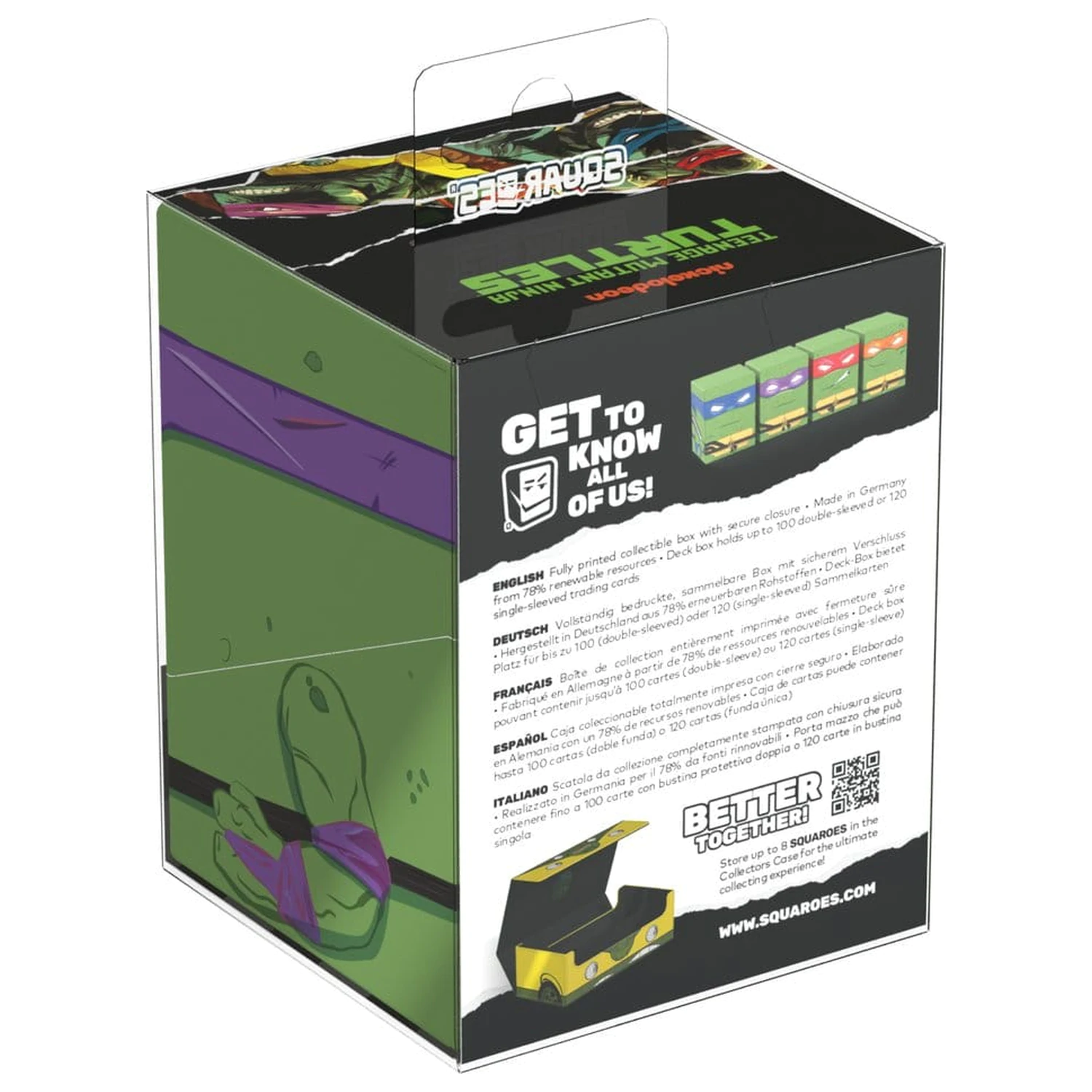 Squaroes Squaroe Teenage Mutant Ninja Turtles™ NT015 – akčný režim Donatello produktová fotografia