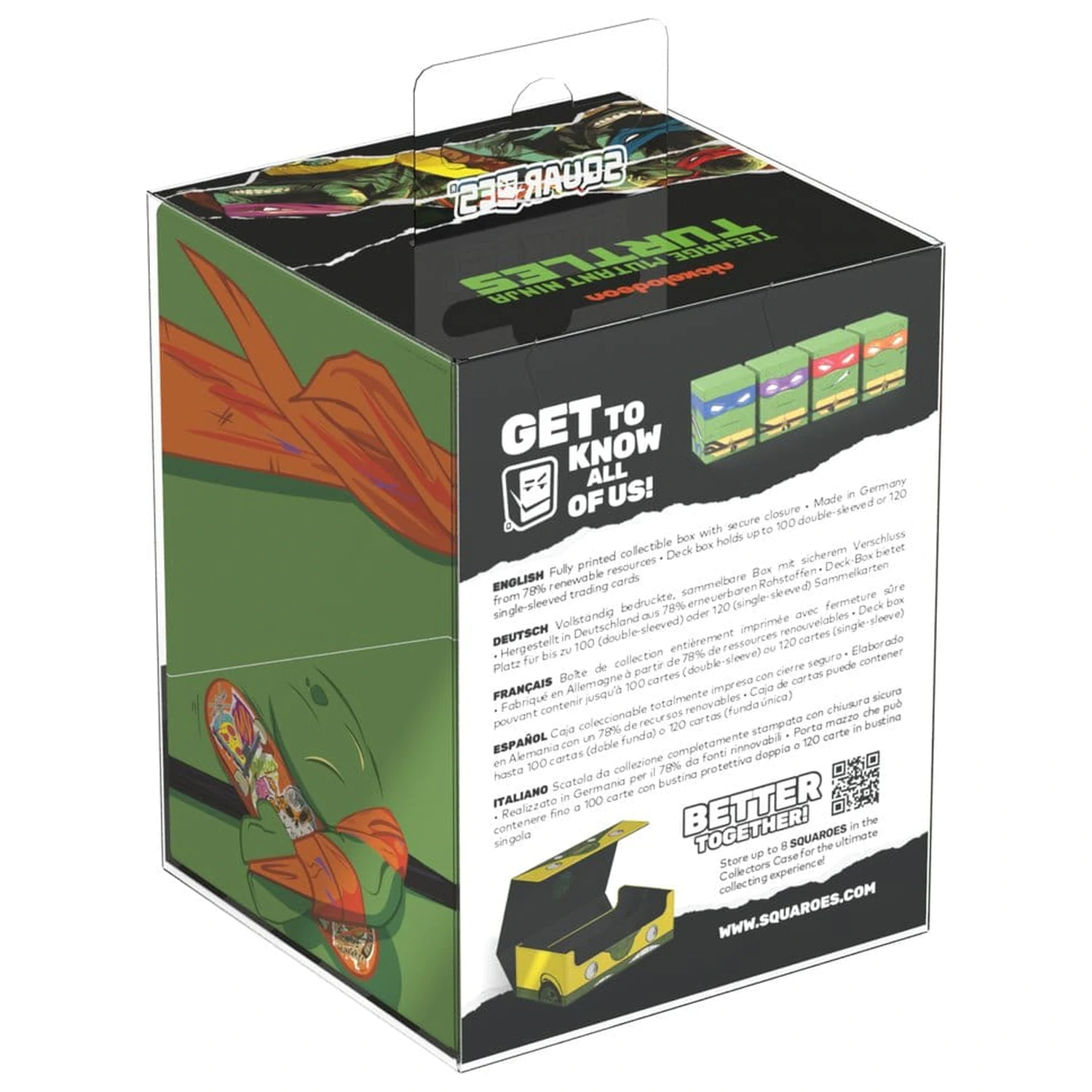 Squaroes Squaroe Teenage Mutant Ninja Turtles™ NT017 - akčný režim Michelangelo produktová fotografia