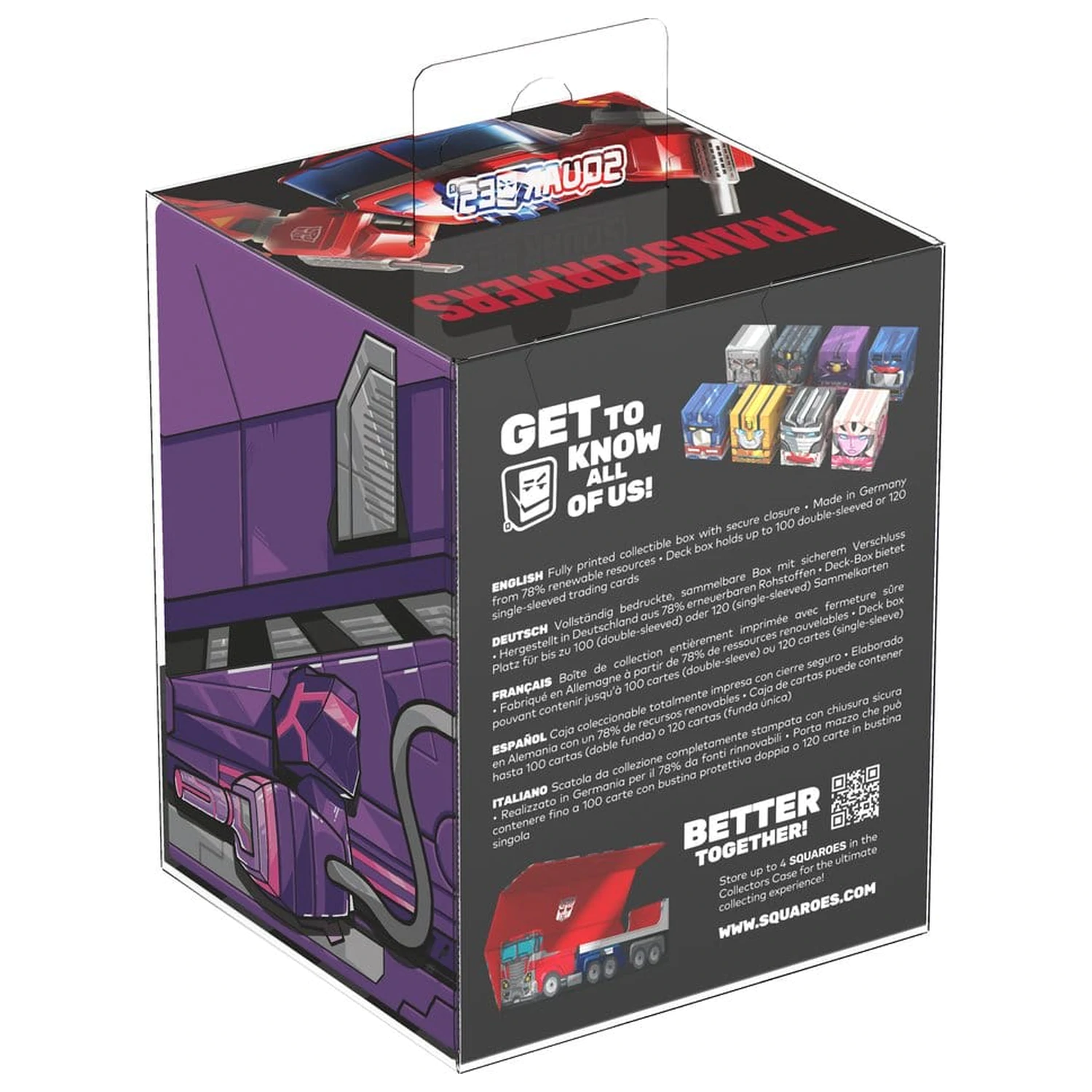 Squaroes Squaroe Transformers TR007 - Shockwave produktová fotografia