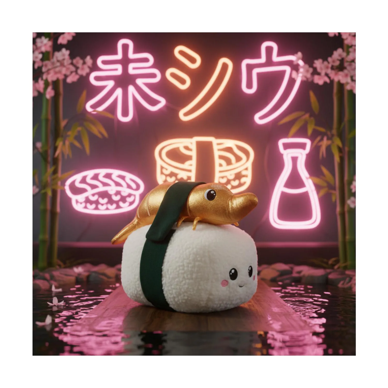 Squeezlings plyšák Niko Nigiri 20 cm produktová fotografia