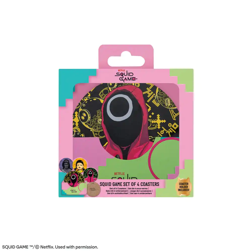 Squid Game Coaster 4-Pack - 4-balenie podložiek produktová fotografia