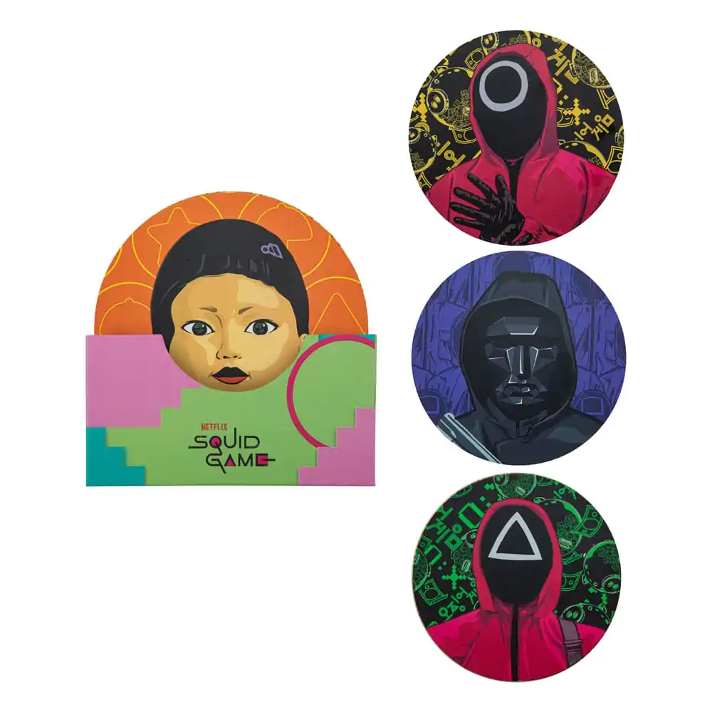 Squid Game Coaster 4-Pack - 4-balenie podložiek produktová fotografia