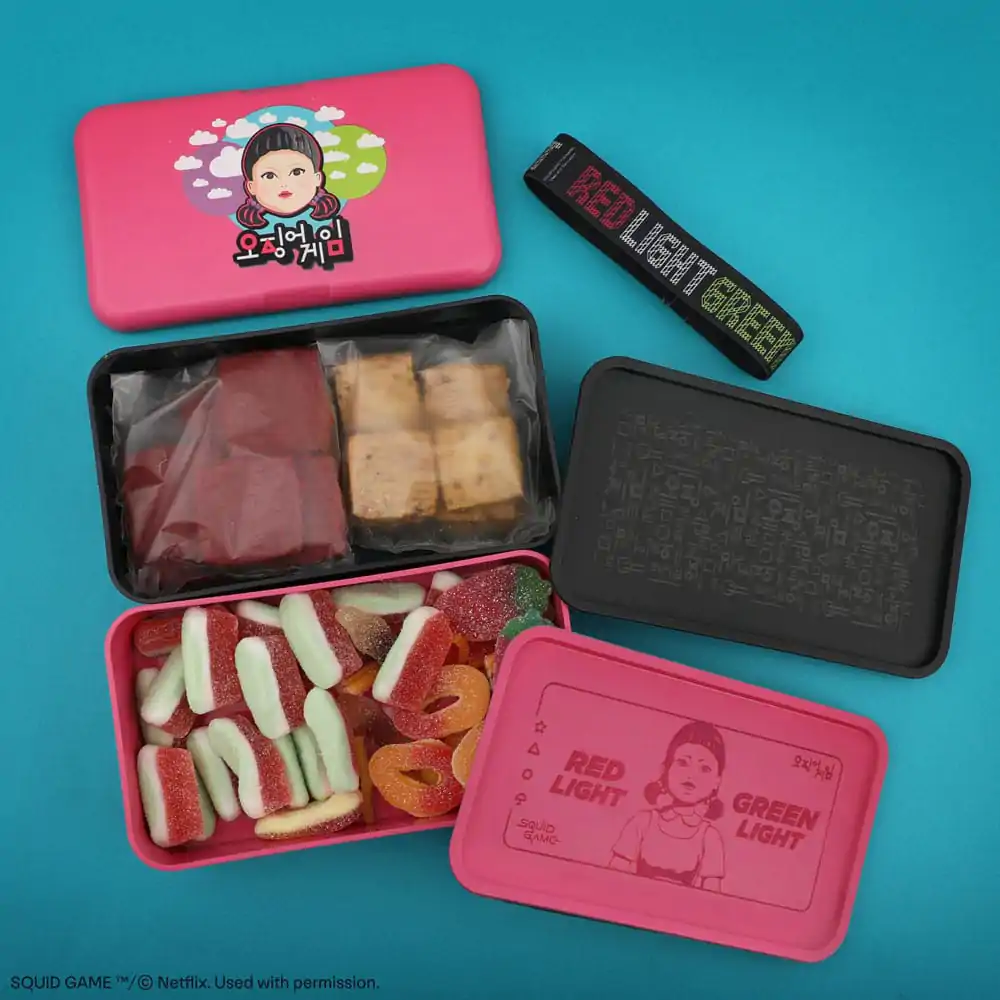 Squid Game Bento Box obedár produktová fotografia