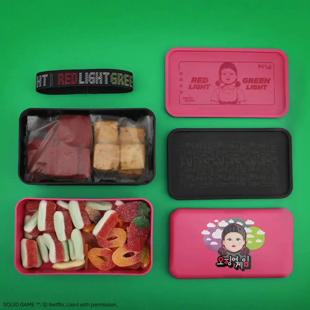 Squid Game Bento Box obedár produktová fotografia