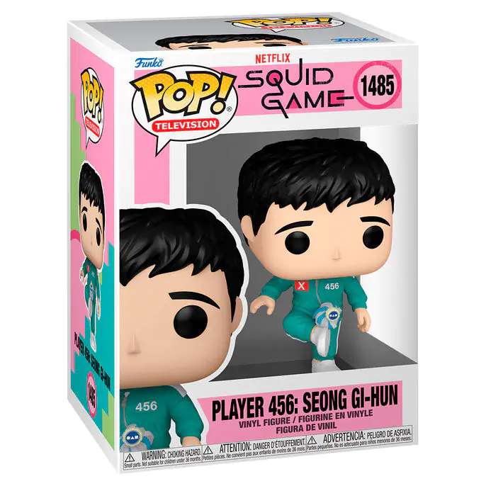 Squid Game Funko POP! Television vinylová figúrka Hráč 456 Seong Gi-Hun (Kicking Jegi) 9 cm produktová fotografia