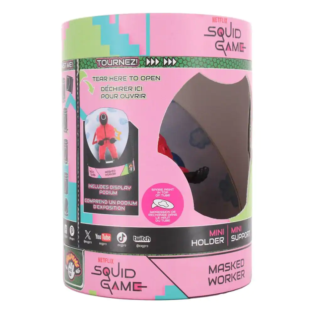 Squid Game Holdems figúrka držiaka Mini Cable Guy Earbuds/inteligentné hodinky Circle Guard 10 cm termékfotó