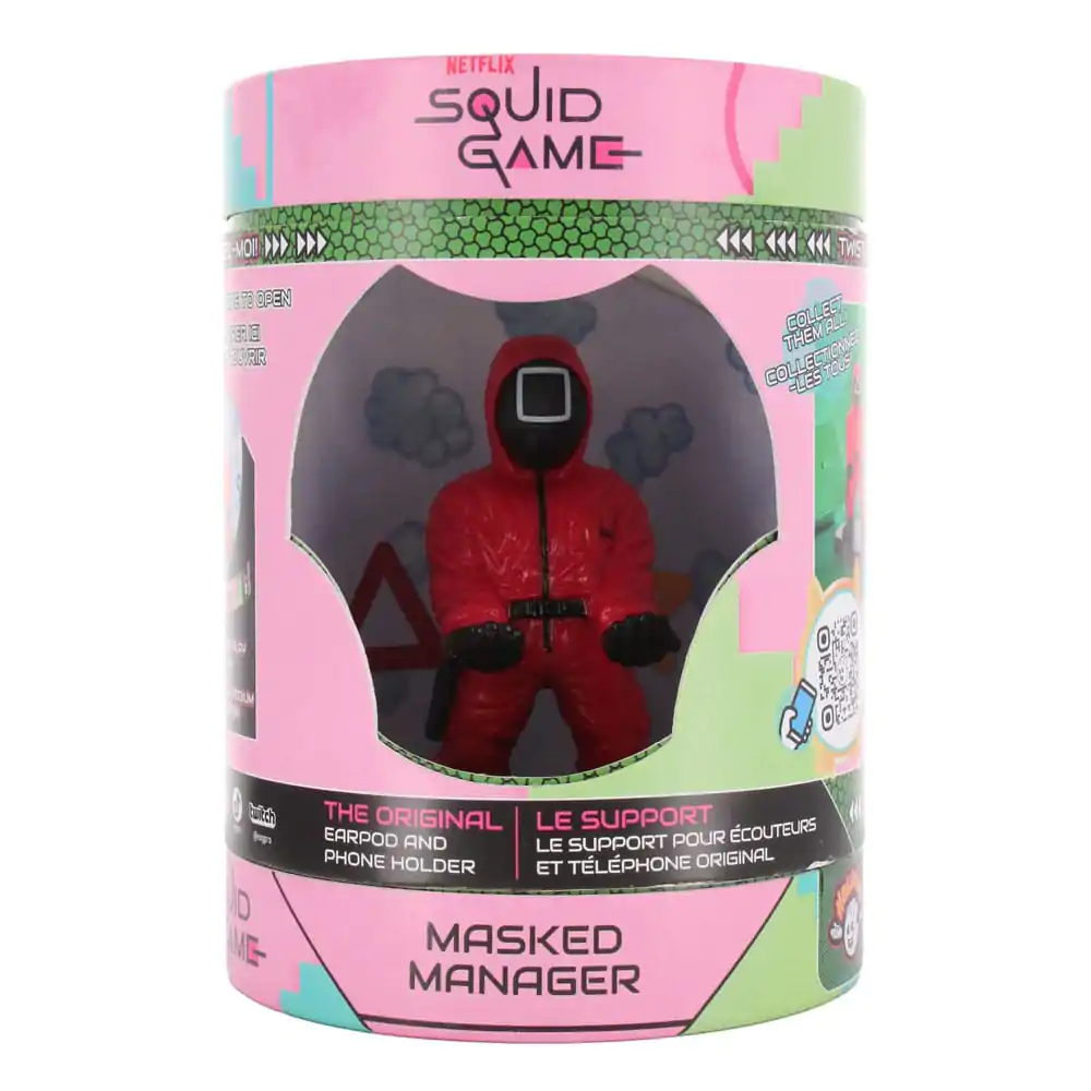 Squid Game Holdems figúrka držiaka Mini Cable Guy Earbuds/inteligentné hodinky Square Guard 10 cm termékfotó