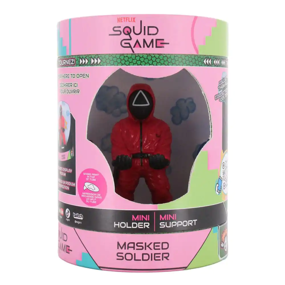 Squid Game Holdems figúrka držiaka Mini Cable Guy Earbuds/inteligentné hodinky Triangle Guard 10 cm termékfotó