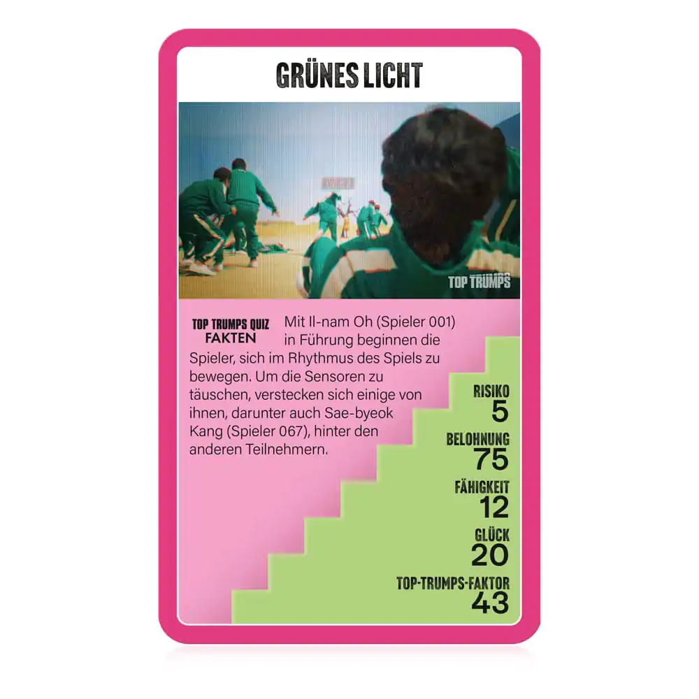 Squid Game Kartová hra Top Trumps Collectables German Version produktová fotografia