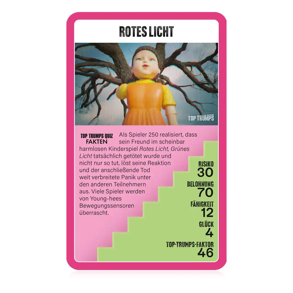 Squid Game Kartová hra Top Trumps Collectables German Version produktová fotografia