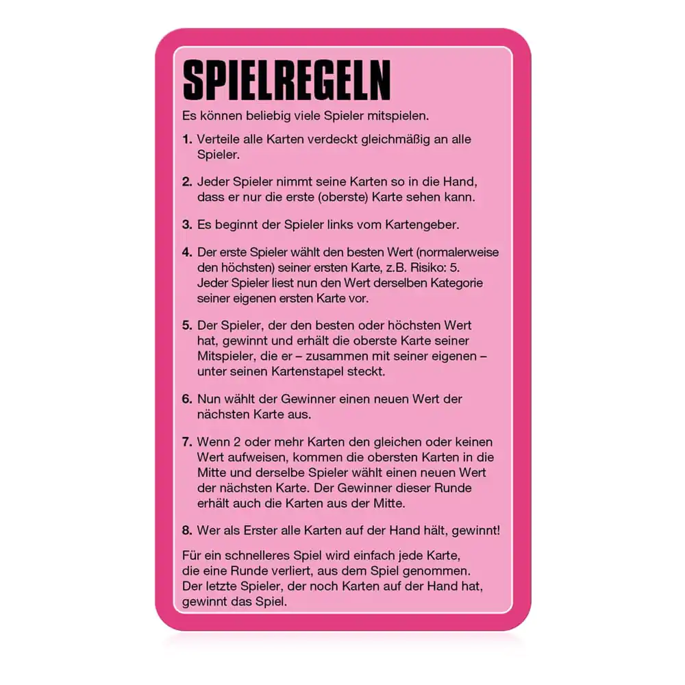 Squid Game Kartová hra Top Trumps Collectables German Version produktová fotografia