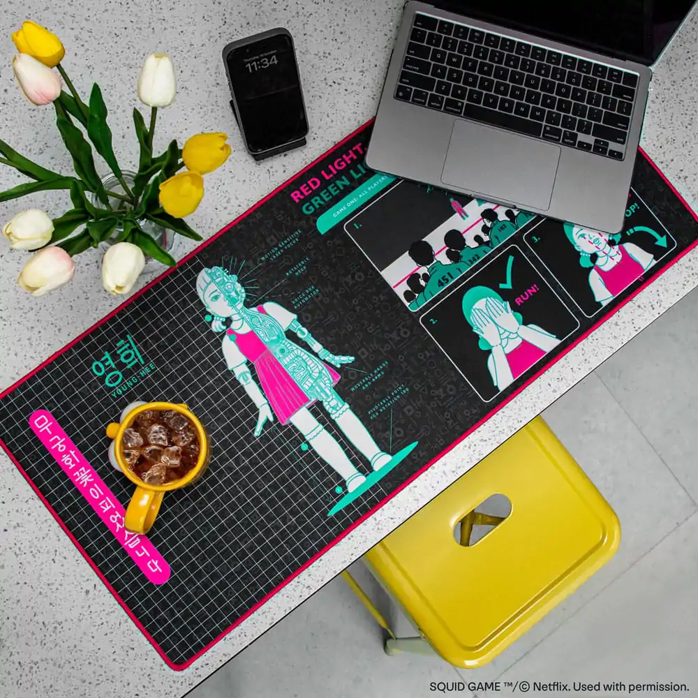 Squid Game Podložka na stôl Young-Hee Blue Print produktová fotografia