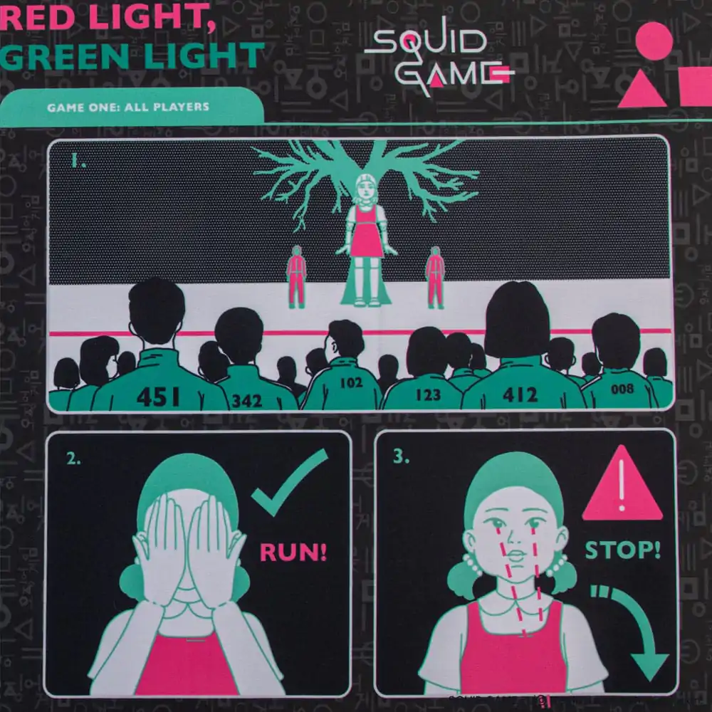 Squid Game Podložka na stôl Young-Hee Blue Print produktová fotografia