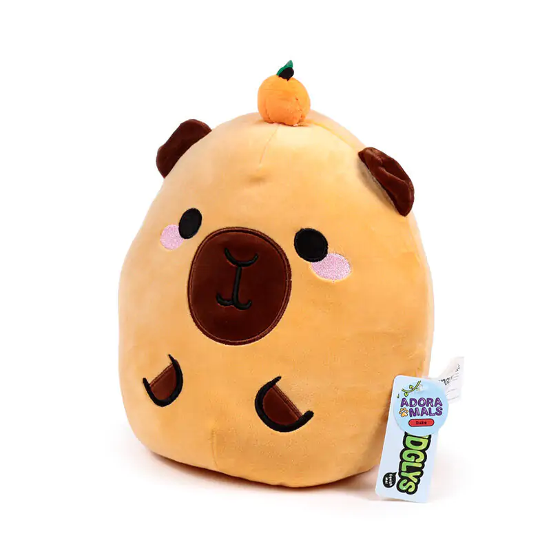 Squidglys Capybara Duke Plyšový vankúš produktová fotografia