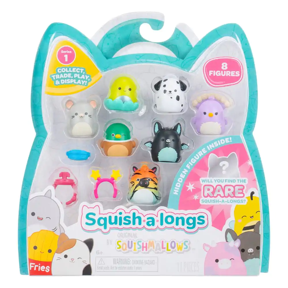 Squishmallow Squish a longs Mini figúrky 8-Pack Style 4 3 cm produktová fotografia