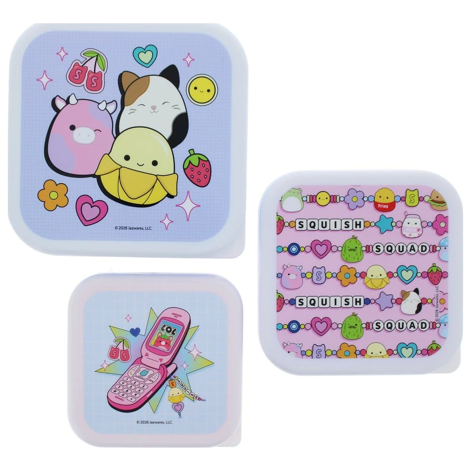 Squishmallows boxy na občerstvenie, 3-balenie produktová fotografia