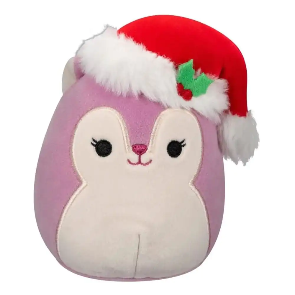 Squishmallows plyšová figúrka Christmas Allina the Squirrel with Santa Hat 20 cm produktová fotografia