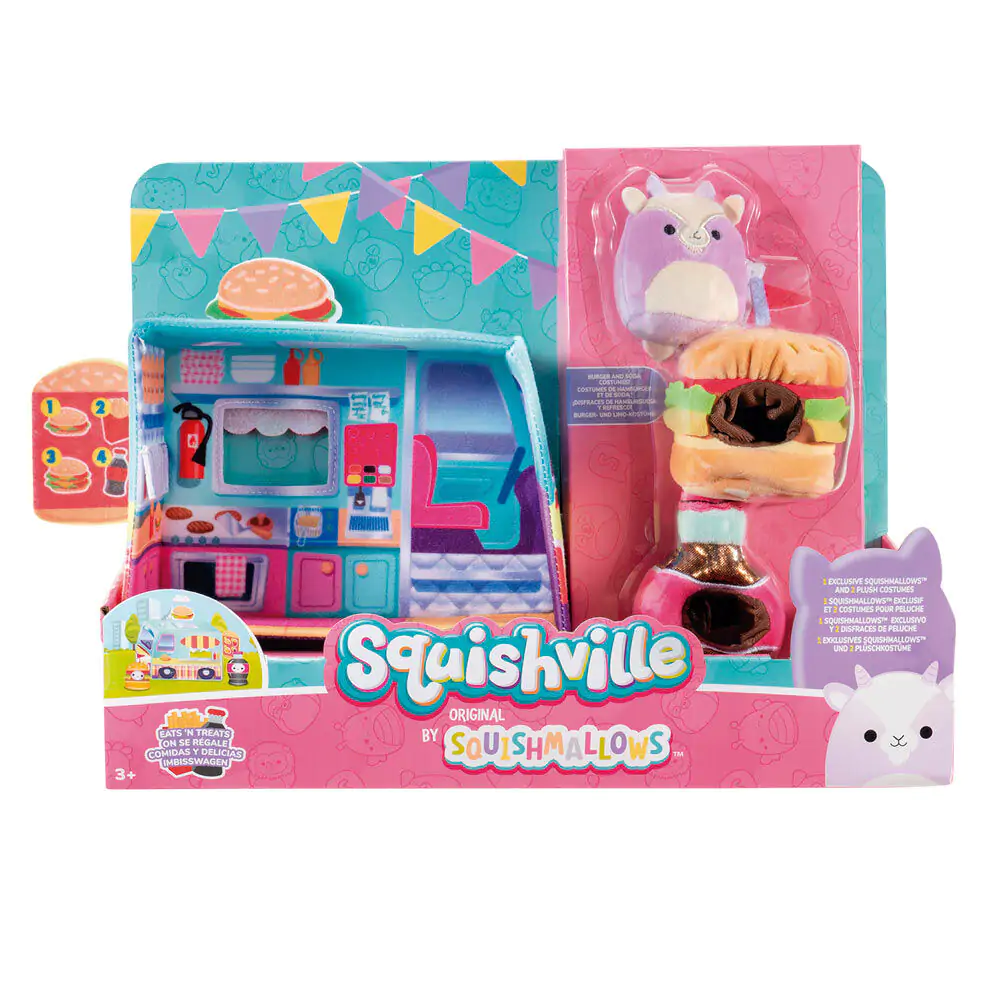 Squishmallows Eats Treats plyšová hračka produktová fotografia