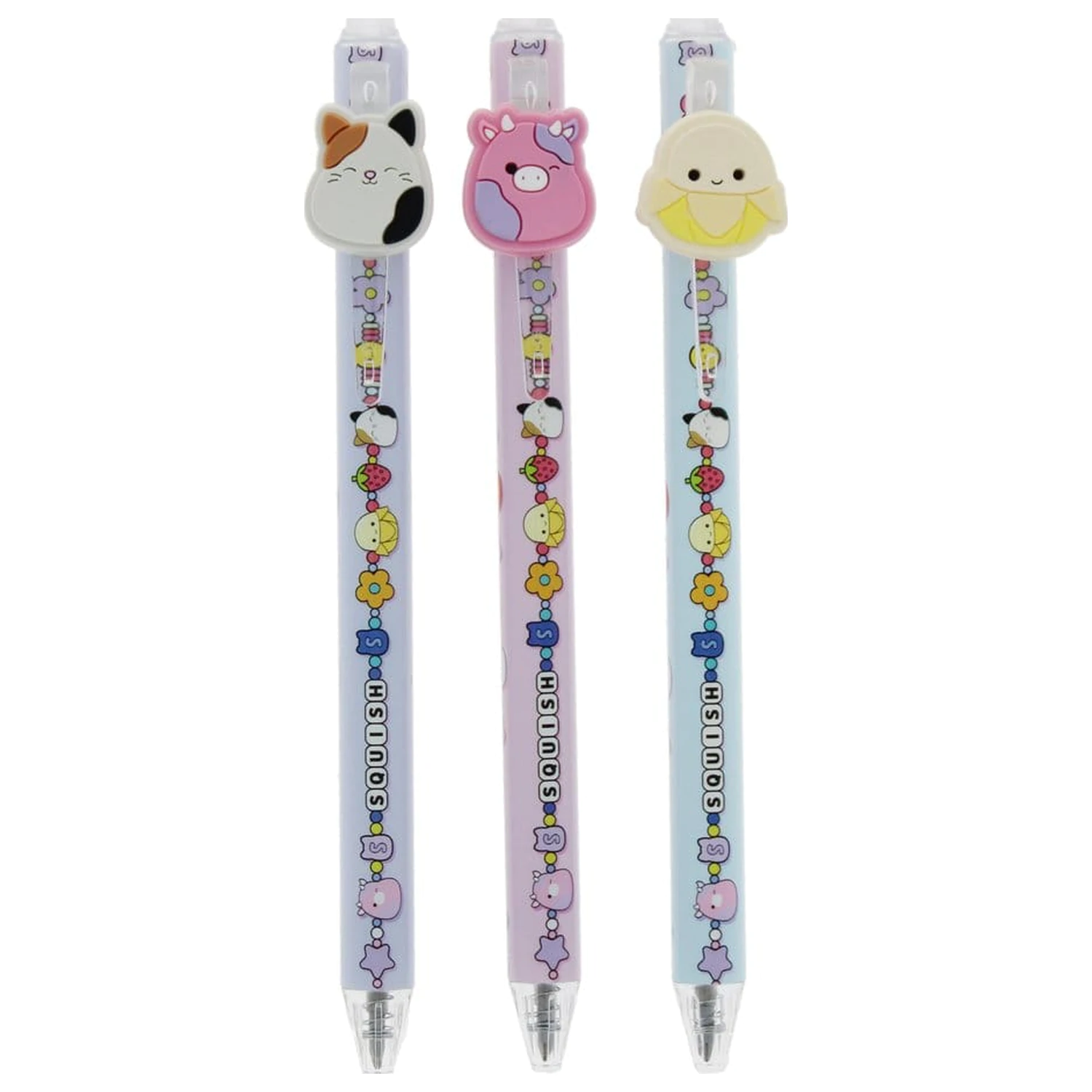 Squishmallows Erasable Gel Pen 3-balenie produktová fotografia