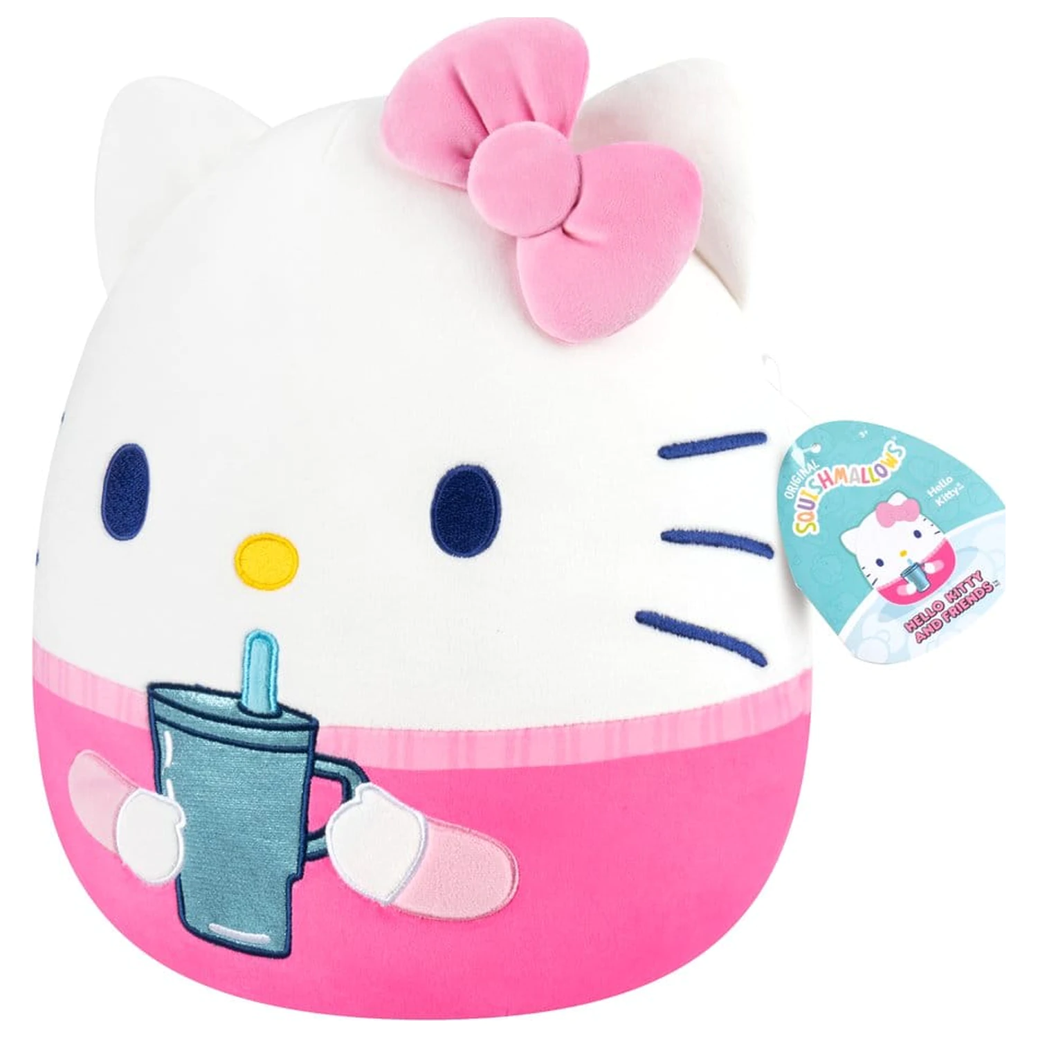 Squishmallows Hello Kitty and Friends Plyšový Hello Kitty Pohár 30 cm produktová fotografia