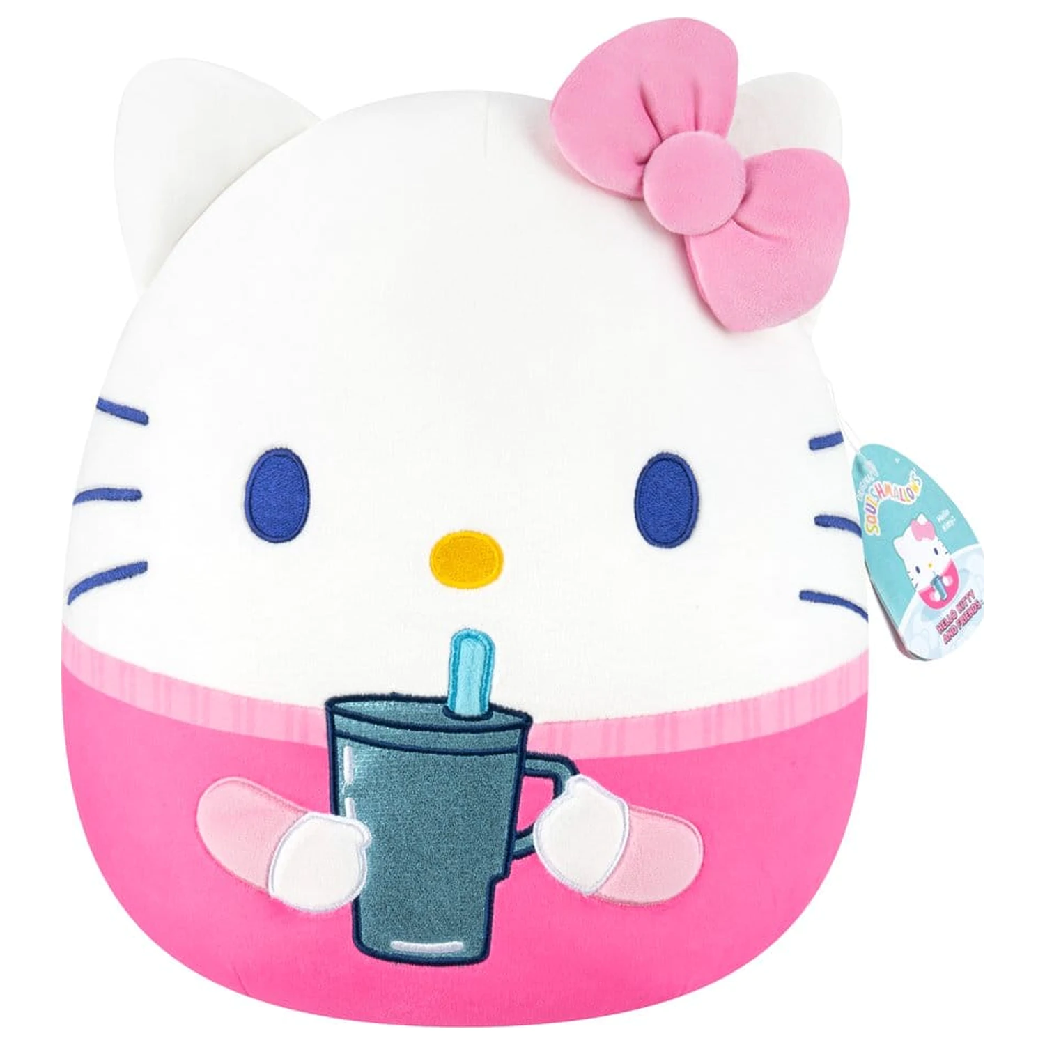 Squishmallows Hello Kitty and Friends Plyšový Hello Kitty Pohár 30 cm produktová fotografia