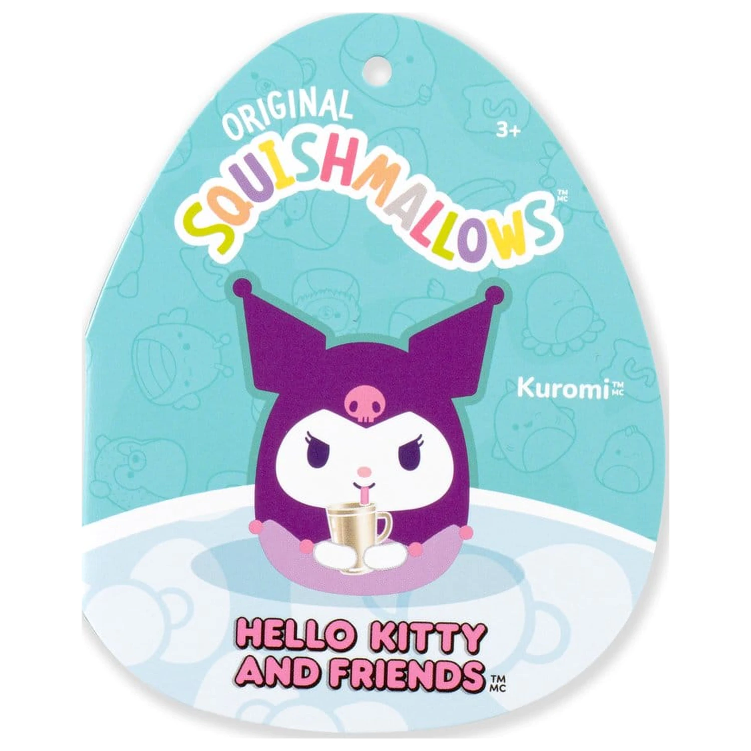 Squishmallows Hello Kitty and Friends Plyšový Kuromi pohár 30 cm produktová fotografia
