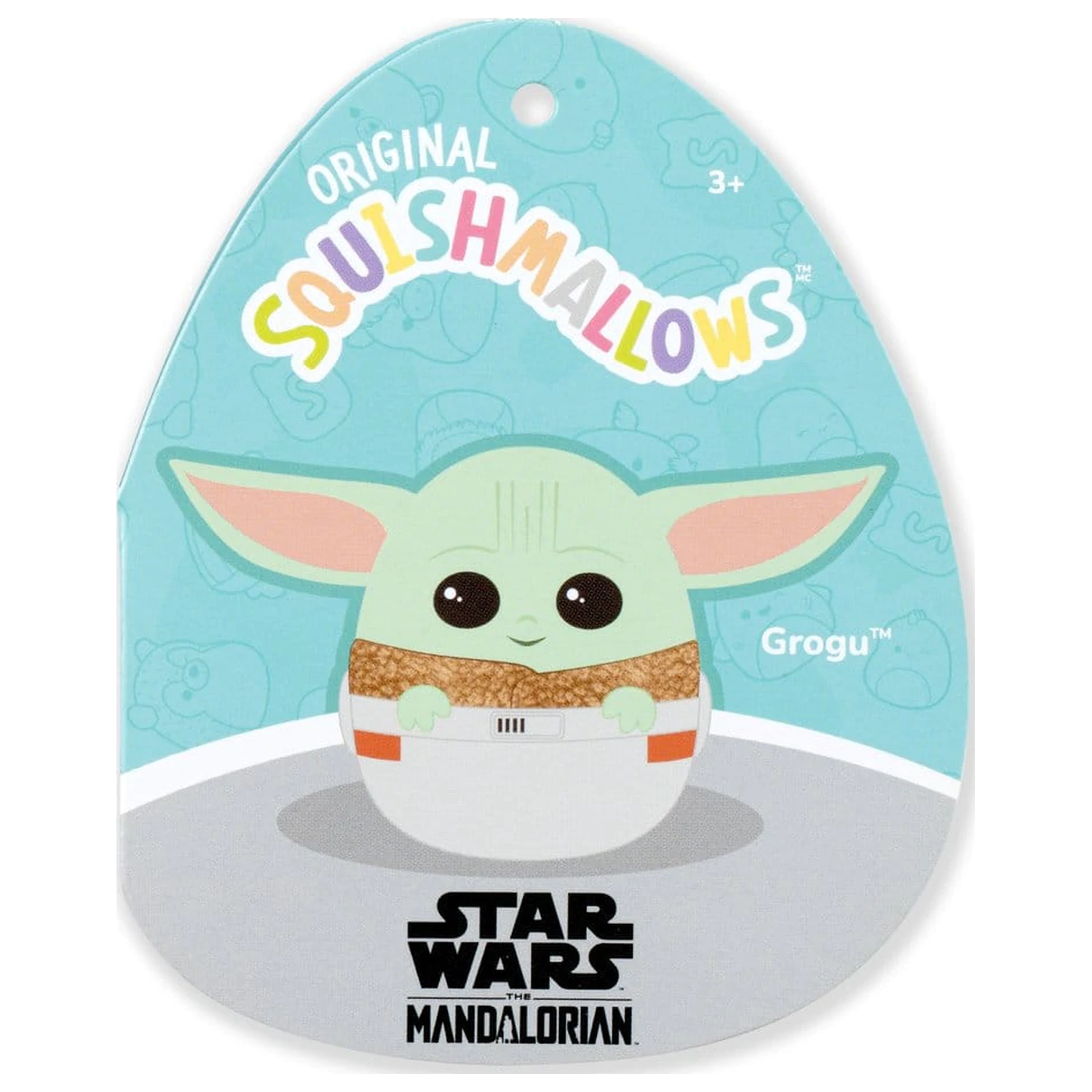 Squishmallows Star Wars plyšová hračka Grogu v nosiči 20 cm produktová fotografia