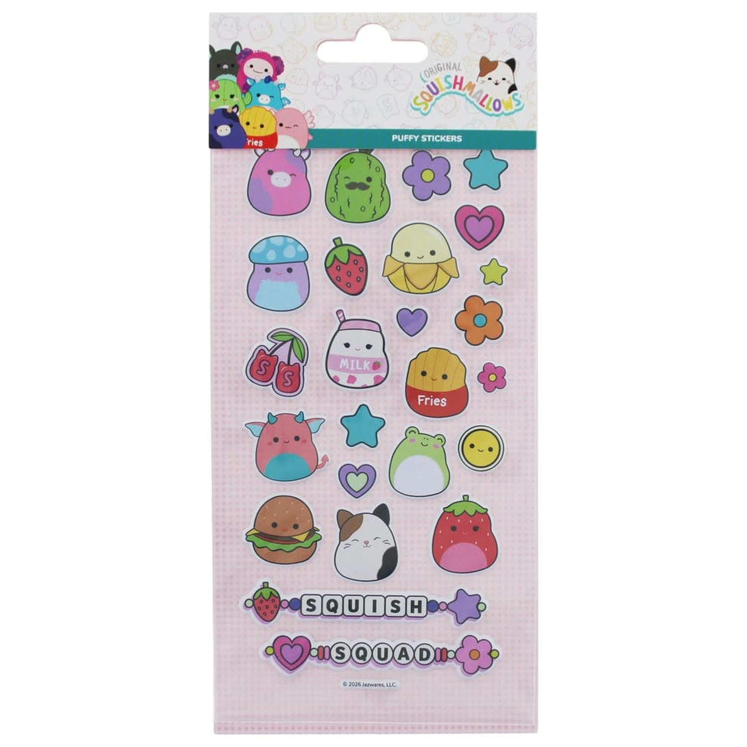 Squishmallows sada nálepiek super nadýchané produktová fotografia