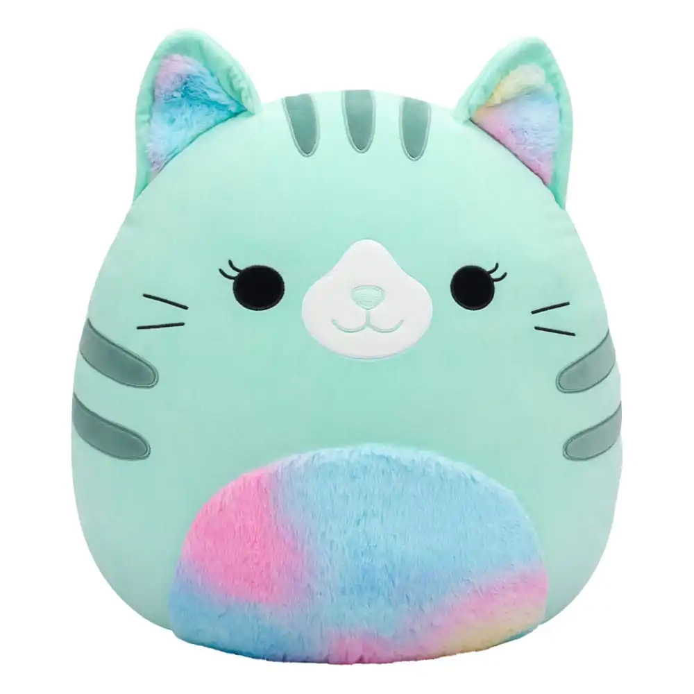 Squishmallows Plyšová figúrka Teal Cat with Tie-Dye Fuzzy Belly Corinna 50 cm produktová fotografia
