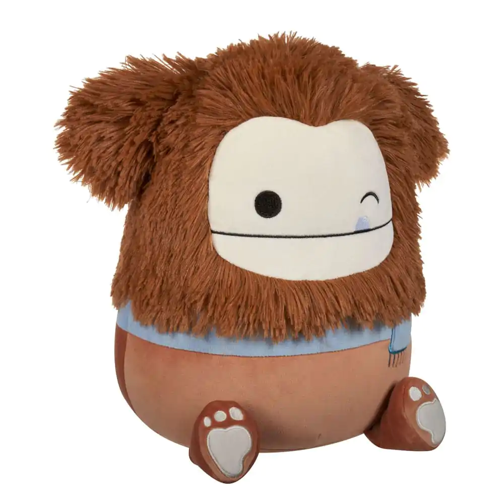 Squishmallows plyšová figúrka mrkajúci hnedý Bigfoot so šálom Benny 30 cm produktová fotografia
