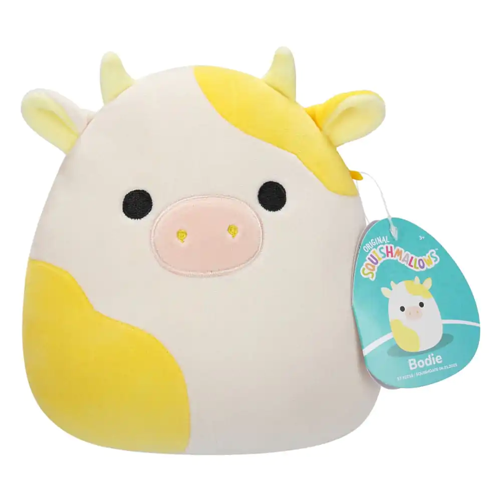 Squishmallows plyšová figúrka žlto-biela krava Bodie 18 cm produktová fotografia