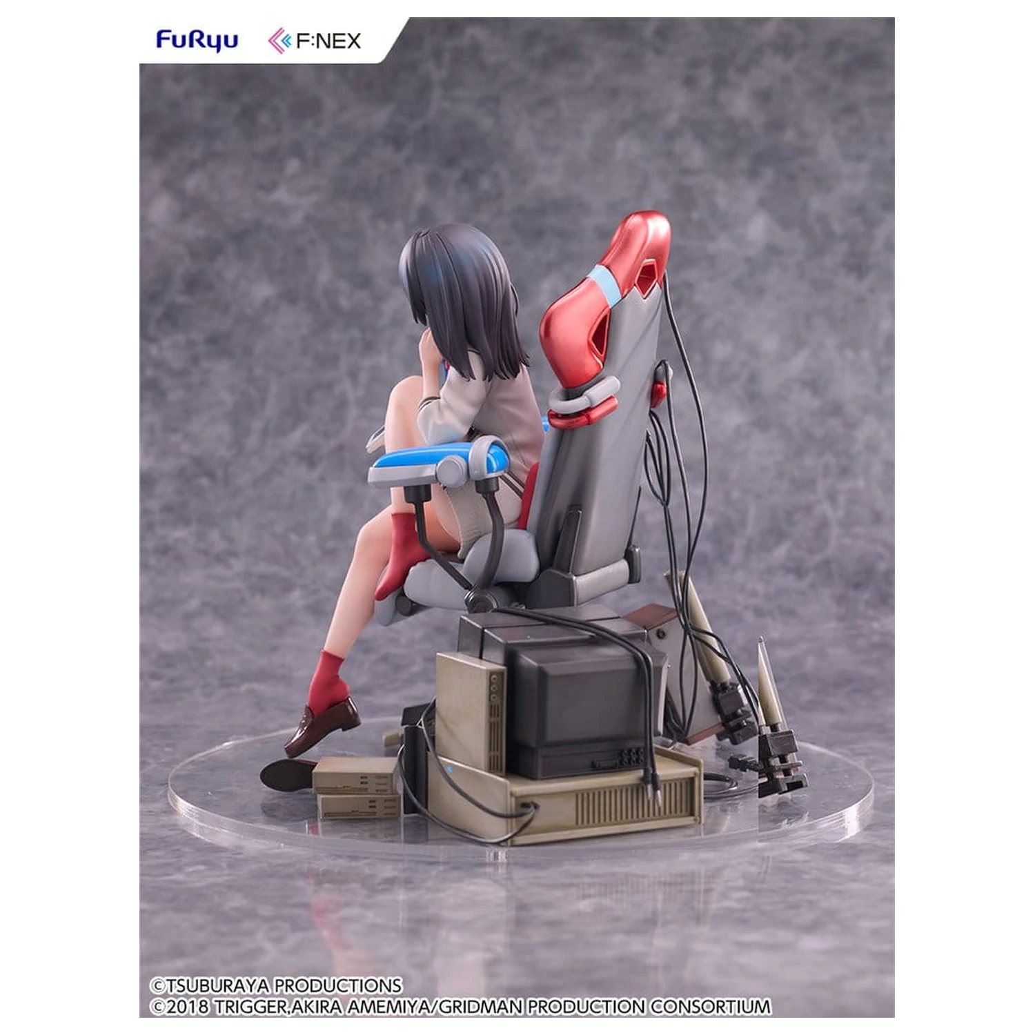 SSSS. Gridman Universe F:NEX PVC Socha Rikka Takarada Gaming Chair Ver. 19 cm produktová fotografia