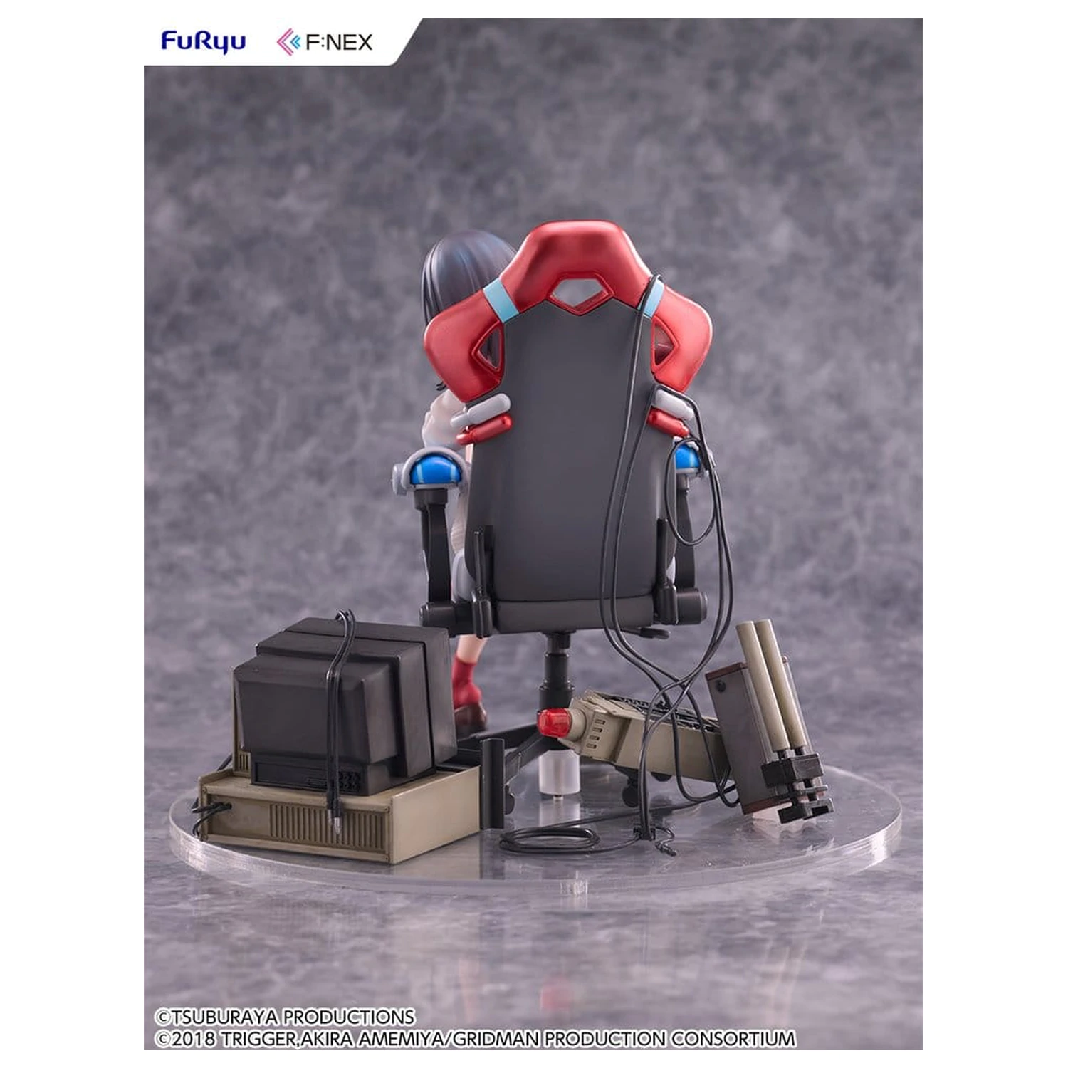 SSSS. Gridman Universe F:NEX PVC Socha Rikka Takarada Gaming Chair Ver. 19 cm produktová fotografia