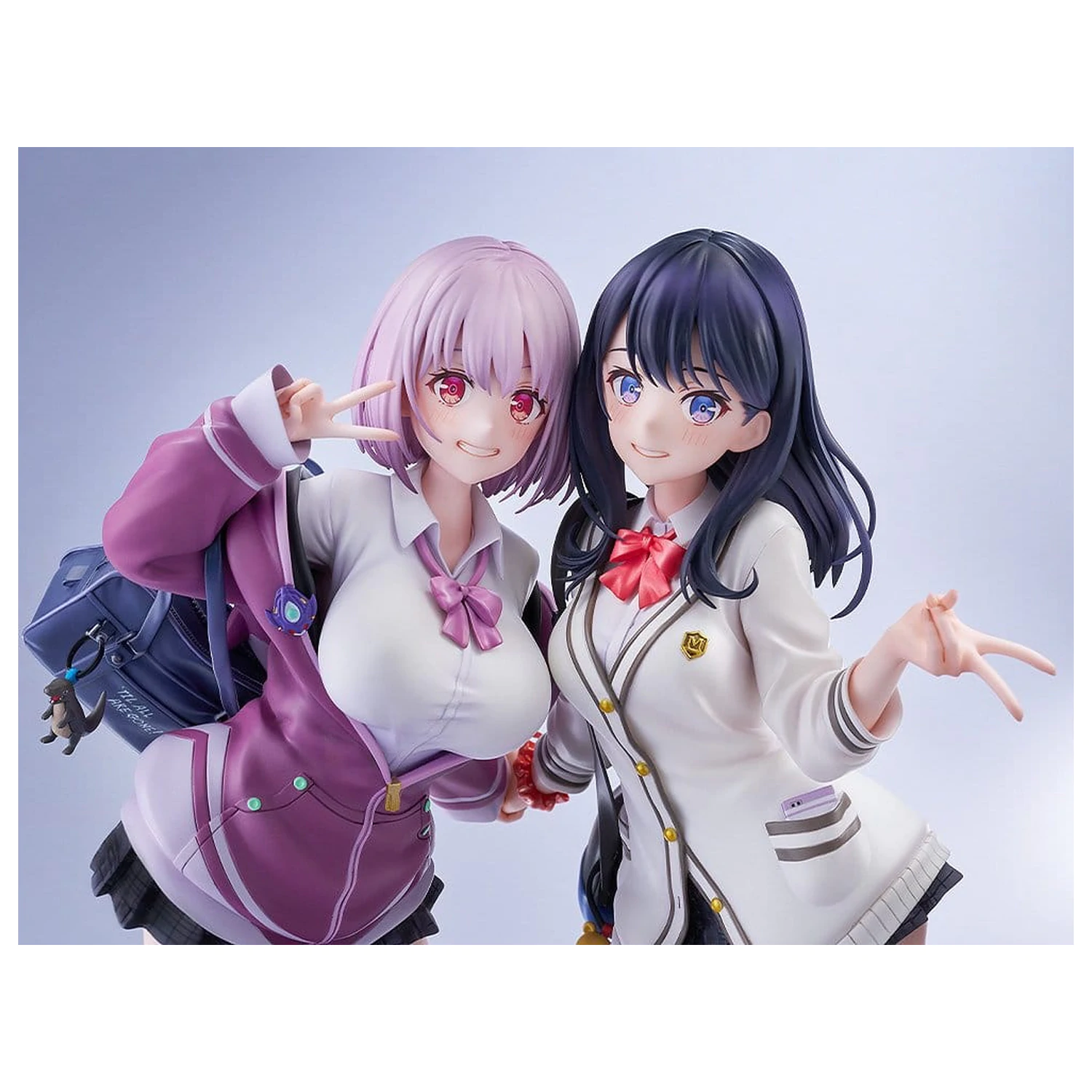SSSS.Gridman PVC sochy 1/7 2-balenie Rikka Takarada & Akane Shinjo feat. toridamono 22 cm produktová fotografia