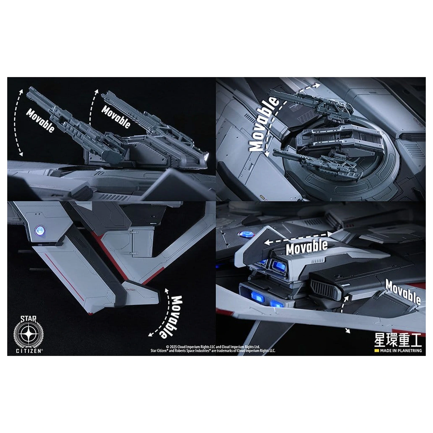 Star Citizen Plastikový Model Kit 1/100 Anvil F8C Lightning 25 cm produktová fotografia