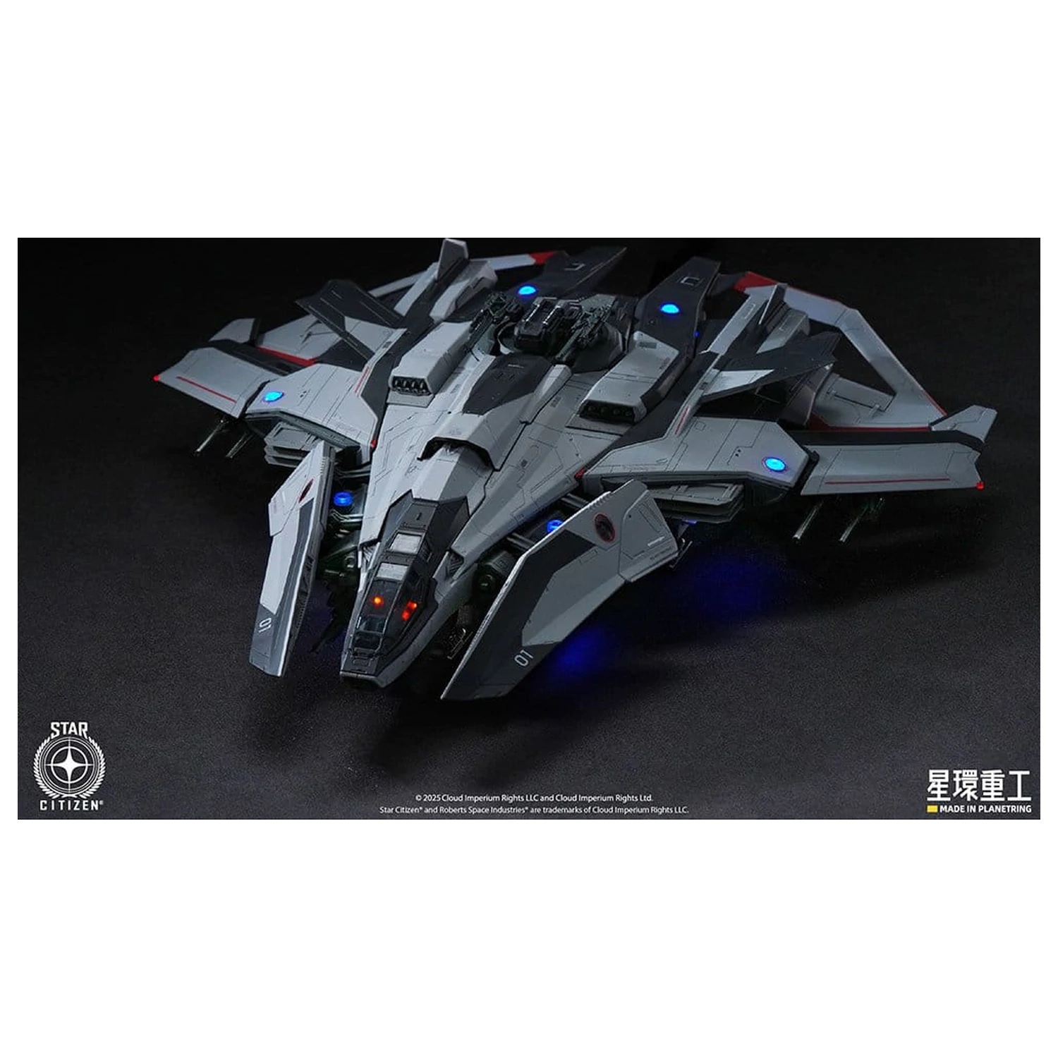 Star Citizen Predmontovaná plastová stavebnica modelu 1/100 Anvil F8C Lightning Predmontovaný Hotový model Ver. 25 cm produktová fotografia