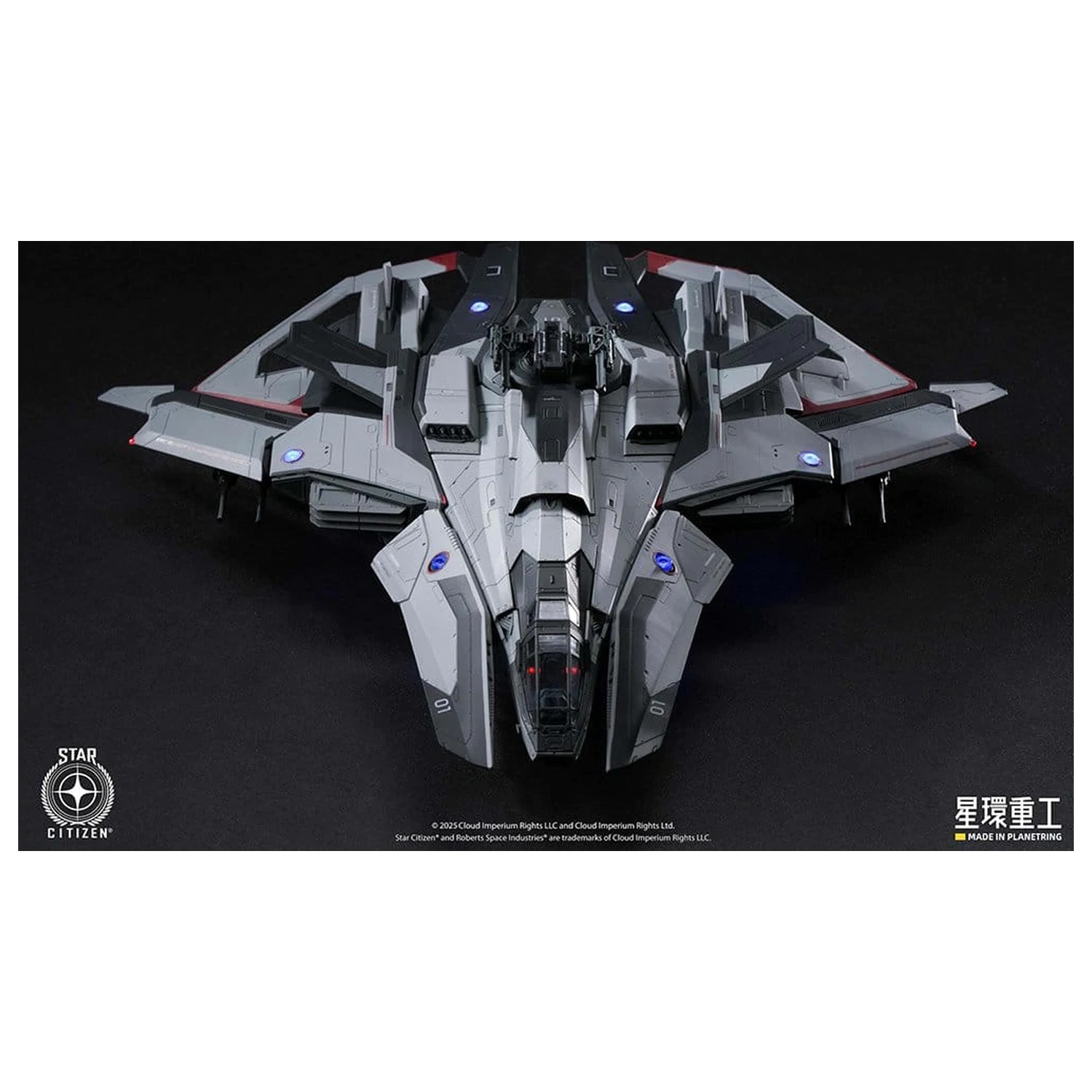 Star Citizen Predmontovaná plastová stavebnica modelu 1/100 Anvil F8C Lightning Predmontovaný Hotový model Ver. 25 cm produktová fotografia