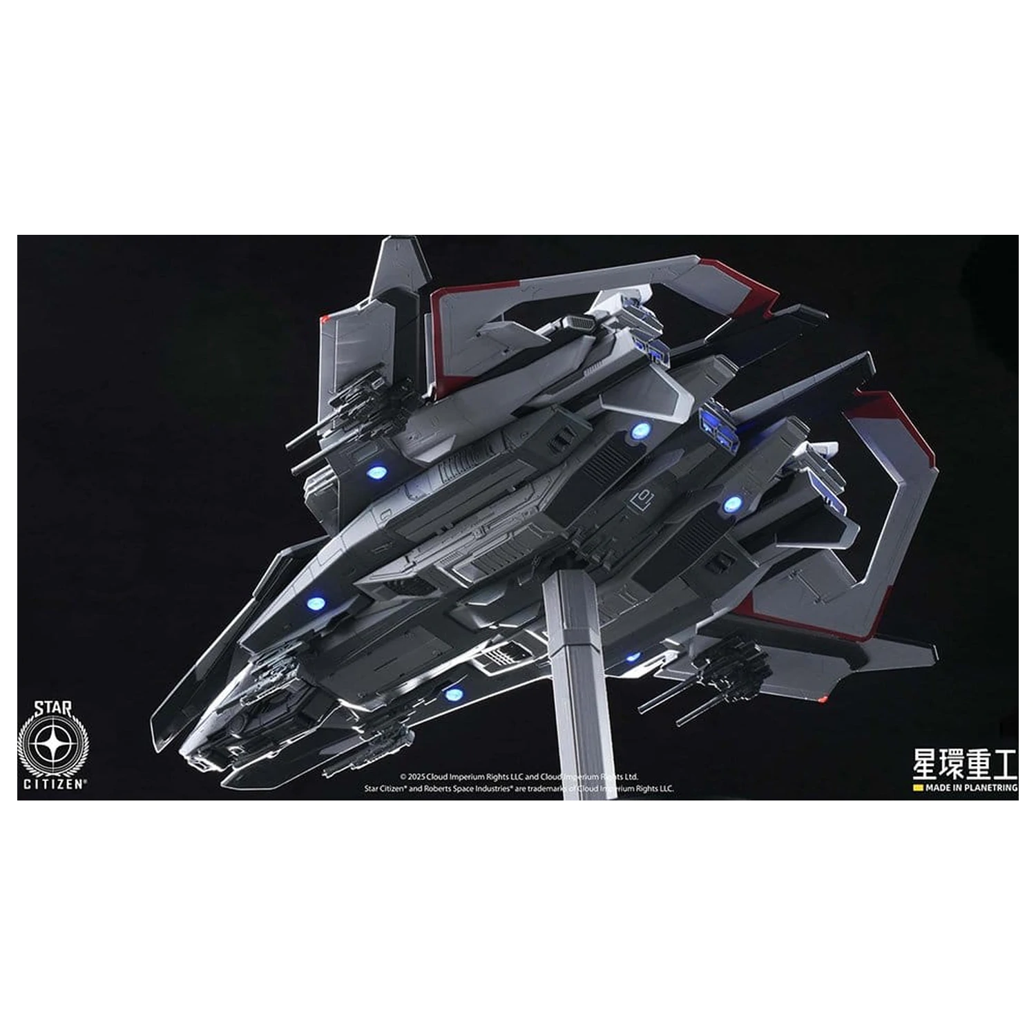 Star Citizen Predmontovaná plastová stavebnica modelu 1/100 Anvil F8C Lightning Predmontovaný Hotový model Ver. 25 cm produktová fotografia