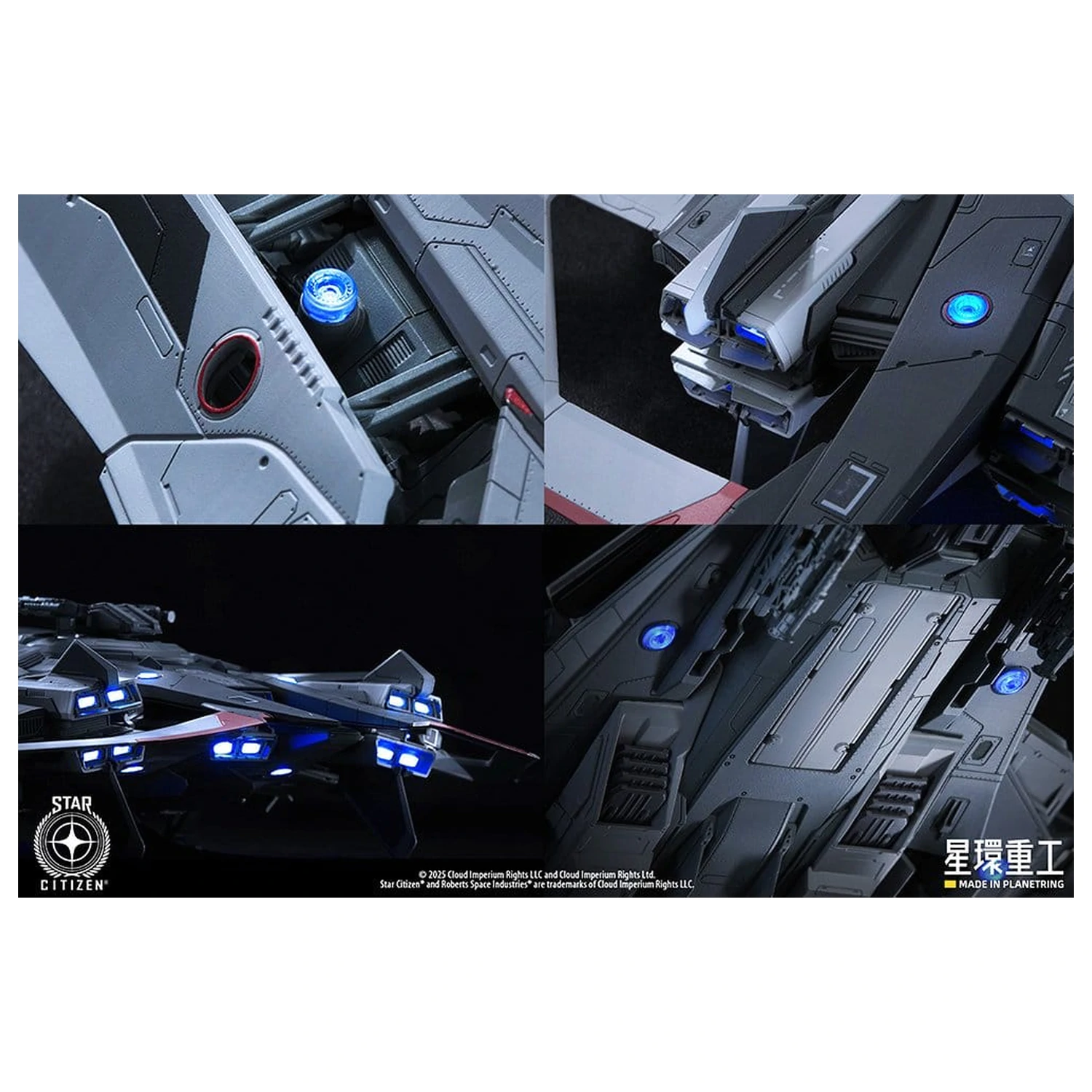 Star Citizen Predmontovaná plastová stavebnica modelu 1/100 Anvil F8C Lightning Predmontovaný Hotový model Ver. 25 cm produktová fotografia