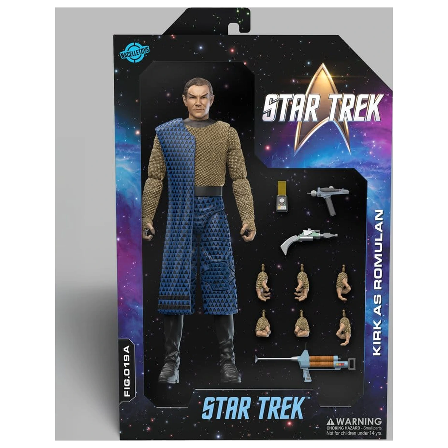 Star Trek 1/10 akčná figúrka Kirk as Romulan (The Enterprise Incident) 16 cm produktová fotografia