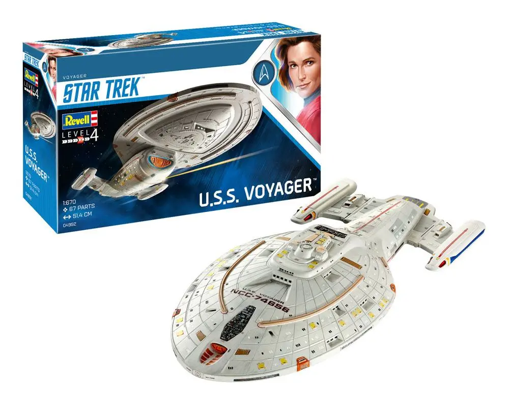 Star Trek model stavebnice 1/670 U.S.S. Voyager 51 cm produktová fotografia