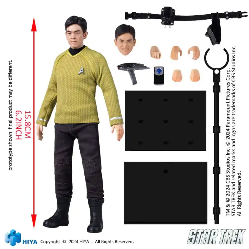 Star Trek 2009 Exquisite Super Series  Akčná figúrka 1/12 Sulu 16 cm termékfotó