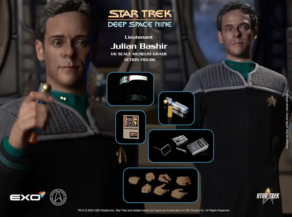 Star Trek: Deep Space Nine Akčná figúrka 1/6 Dr. Julian Bashir 30 cm produktová fotografia