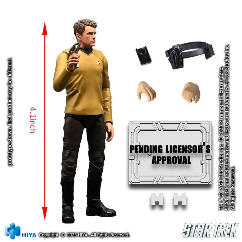 Star Trek Exquisite Mini akčná figúrka 1/18 Star Trek 2009 Chekov 10 cm produktová fotografia