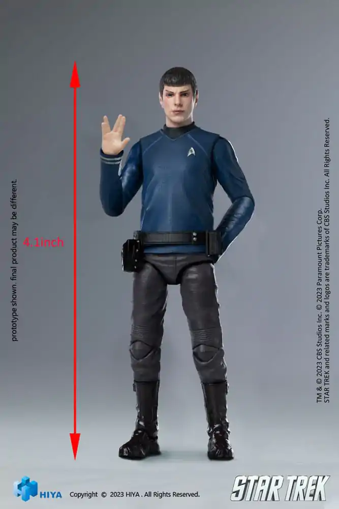 Star Trek Exquisite Mini Akčná Figúrka 1/18 Star Trek 2009 Spock 10 cm produktová fotografia