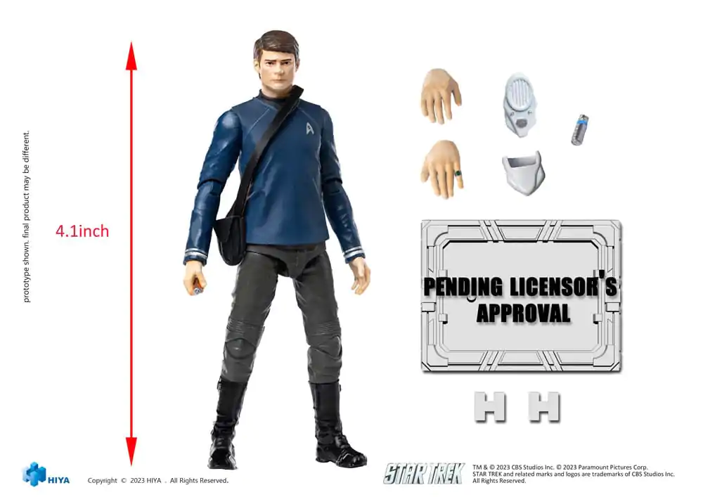 Star Trek Exquisite Mini Akčná Figúrka 1/18 Star Trek 2009 McCoy 10 cm produktová fotografia